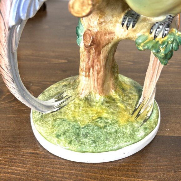 Vintage Pheasant Figurine Ugo Zaccagnini Italian Porcelain Pheasants - Picture 8 of 15